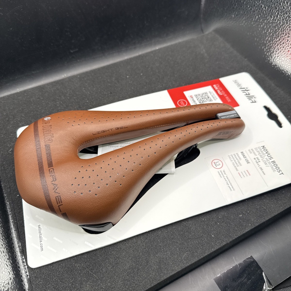 Selle Italia Novus Boost Gravel Heritage L3 Superflow 148mm Ti316