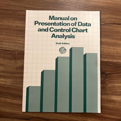 Manual on Presentation of Data and Control Chart Analysis, 6th edition 