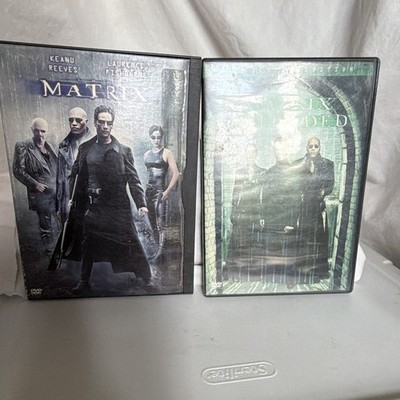The Matrix / The Matrix Reloaded 2-DVD Set w/ Cases, R, Keanu Reeves