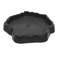 Bearded Dragon Food Bowl Gecko Fountain Corner Water for Reptiles