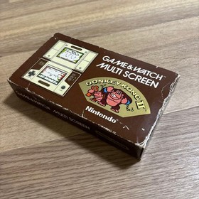 Nintendo Game & Watch Donkey Kong 2 II JR-55 Multi Screen Vintage Game with Box
