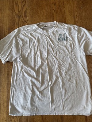 Dog Walkers Brand Pocket T-Shirt Men's XL Cream USED