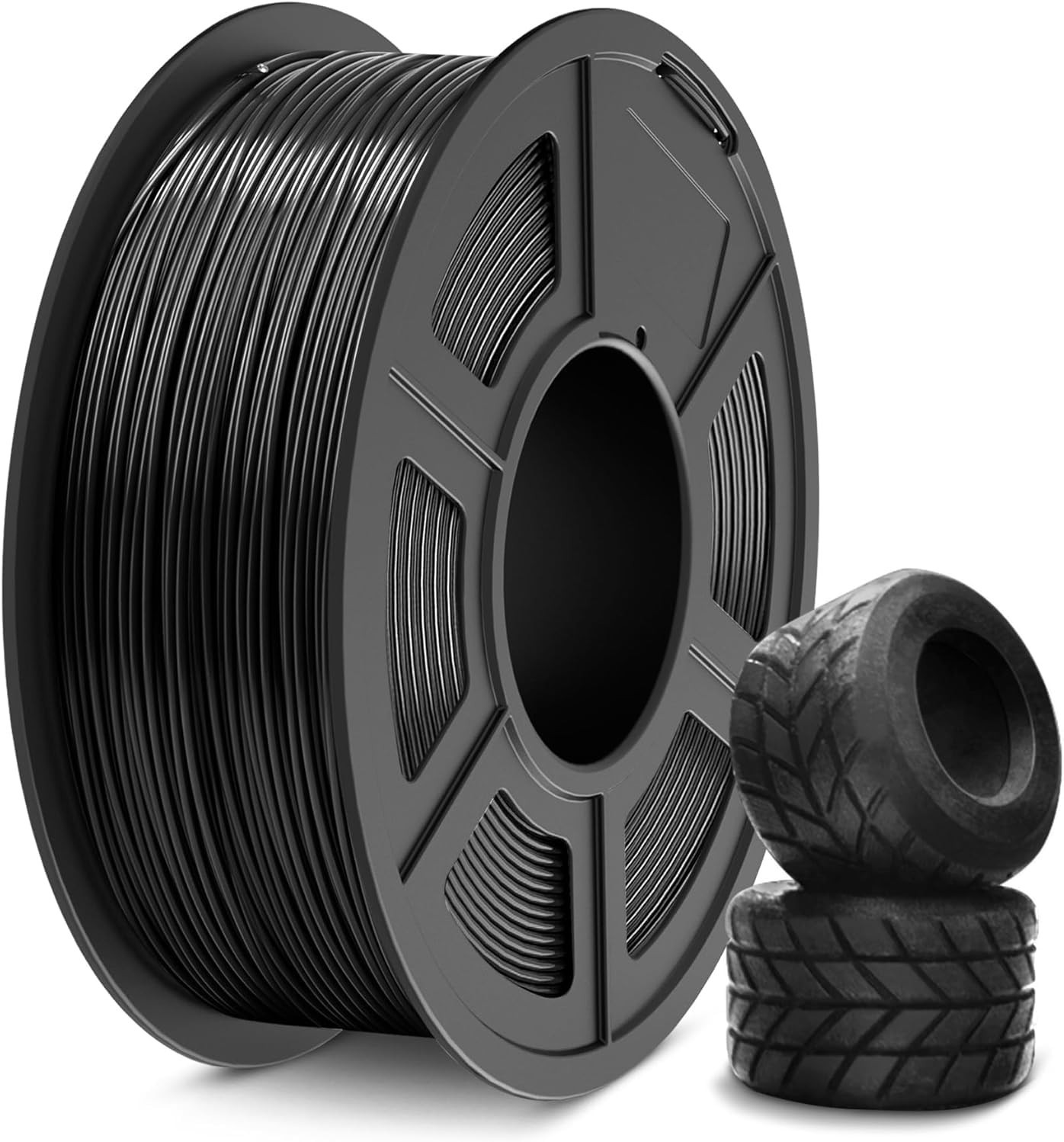 Hochgeschwindigkeits TPU 3D Drucker Filament 1KG 1.75mm Schwarz - Bild 3