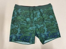 Patagonia Stretch Hydropeak 18in Boardshort Men's 38 Swim Trunks Tropical 164