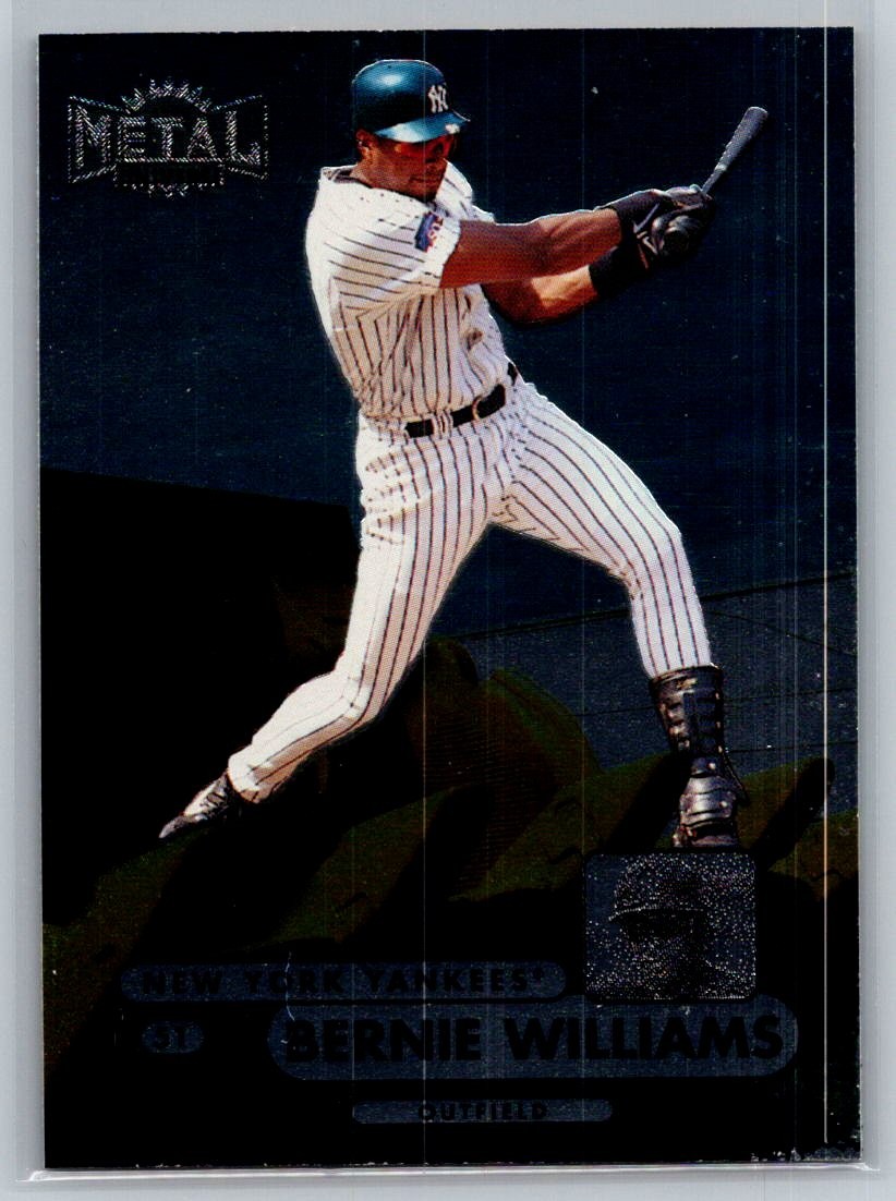 1998 Metal Universe Baseball #11 Bernie Williams - VG - New York Yankees