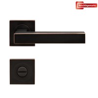 Karcher TüRdrüCker-Rosetten-Garnitur ER46Q Seattle Antik Bronze WC TüRgriff