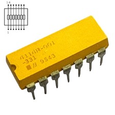 BOURNS 330OHM 330 OHM DIP NET NETWORK RESISTOR DIP-14 ARRAY ORIGINAL PARTS