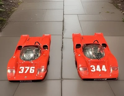 Lot 2 Fiat Abarth 2000 1968 P Schetty DVA Models 1/43 handmade rare - Photo 1/4