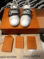 Louis Vuitton White Leather Athletic Shoes for Women for sale