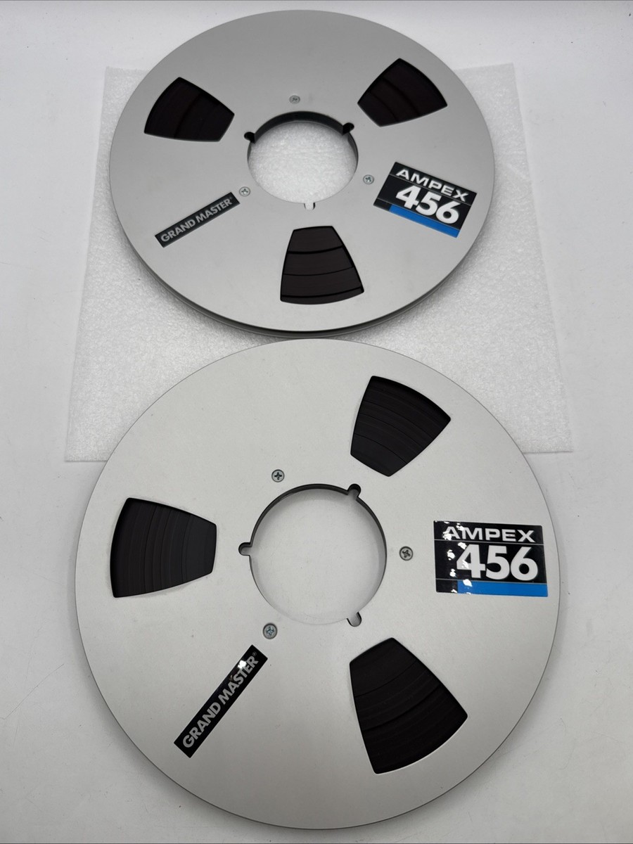 AMPEX 456 2本 406 3本 オープンリールテープ 10号リール AUDIO