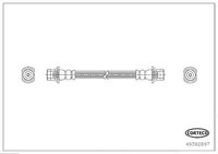 Corteco Bremsschlauch Fahrzeugseite, Hinterachse, Rechts FüR Toyota
