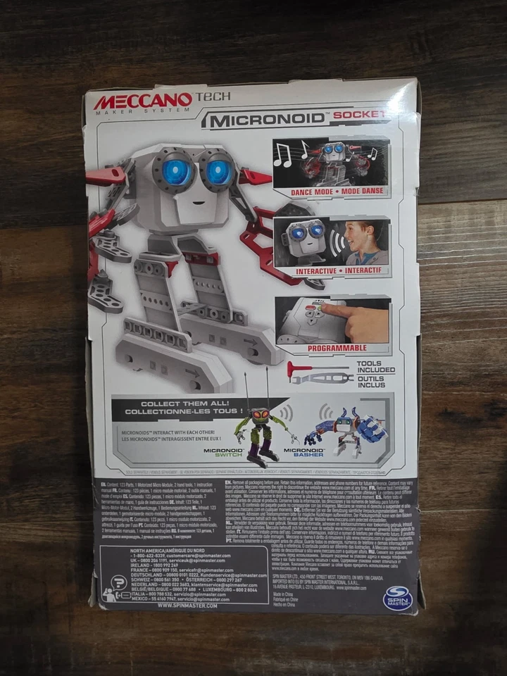 MECCANO Maker System TECH MICRONOID SOCKET - Programmable Robot - Image 4 of 4