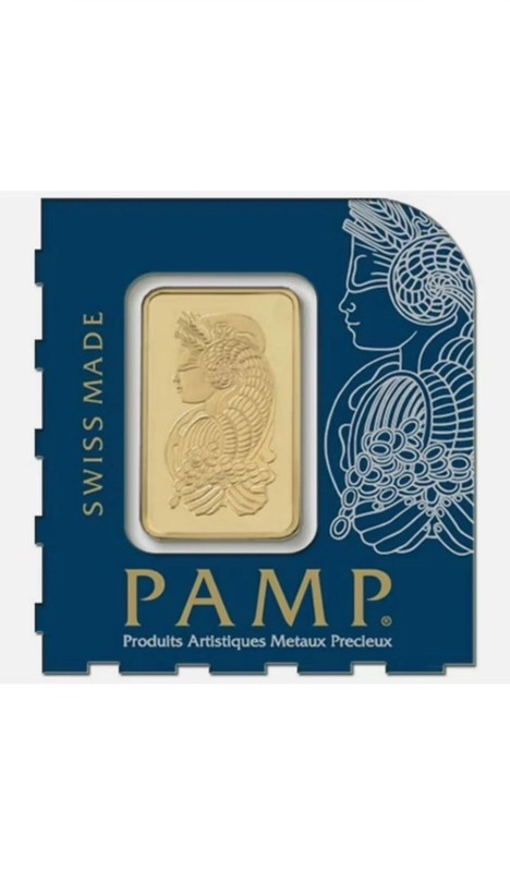 Pamp Suisse Lady Fortuna 1 Gram Gold Bar (25x1 Breakable) - Veriscan Assay