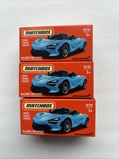 LOT OF 3 2021 MATCHBOX POWER GRABS MCLAREN 720S SPIDER