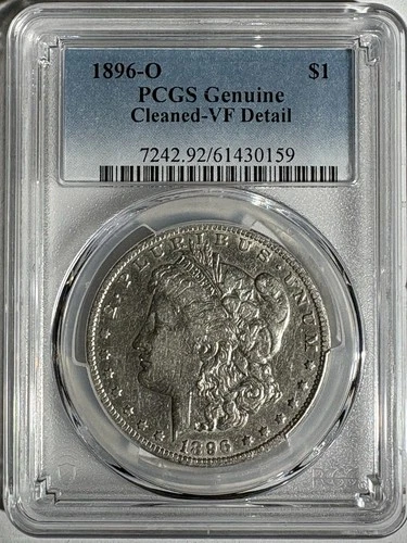 1896-O Morgan Silver Dollar Freshly graded  PCGS VF Details on 2/9/26