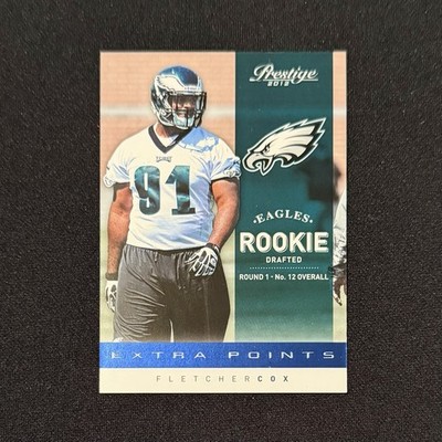 2012 Panini Prestige Fletcher Cox Extra Points Blue Rookie RC #210 /999 Eagles