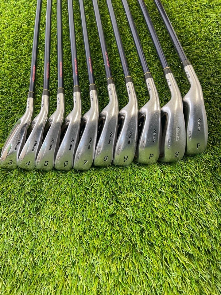 [Lefty / Mizuno] NOTUS SYNCHRO TURN ST-70 Iron Set 10pcs 3–9,P,F,S Carbon R - Image 2 of 4