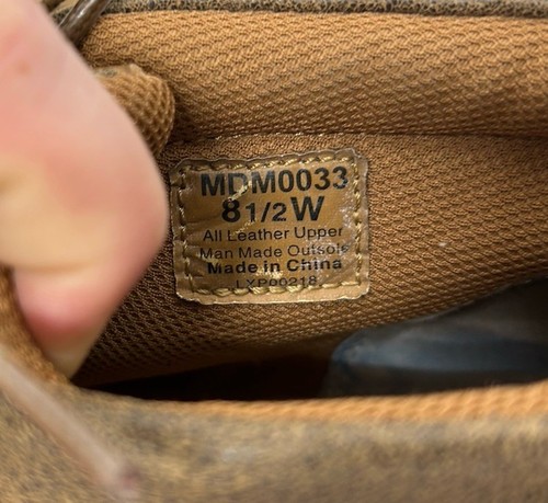 Twisted X Herren Größe 8,5 Chukka Fahren Mokassin Braun Leder Schuhe - Bild 8 von 8