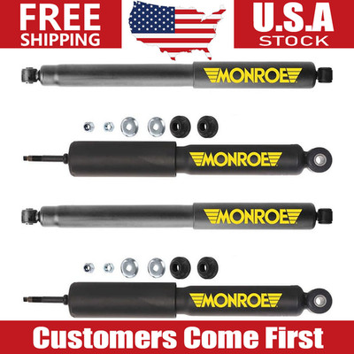 Monroe Matic Plus Front & Rear Shock Absorbers Kit Set For Ford F-150 90-96 4WD