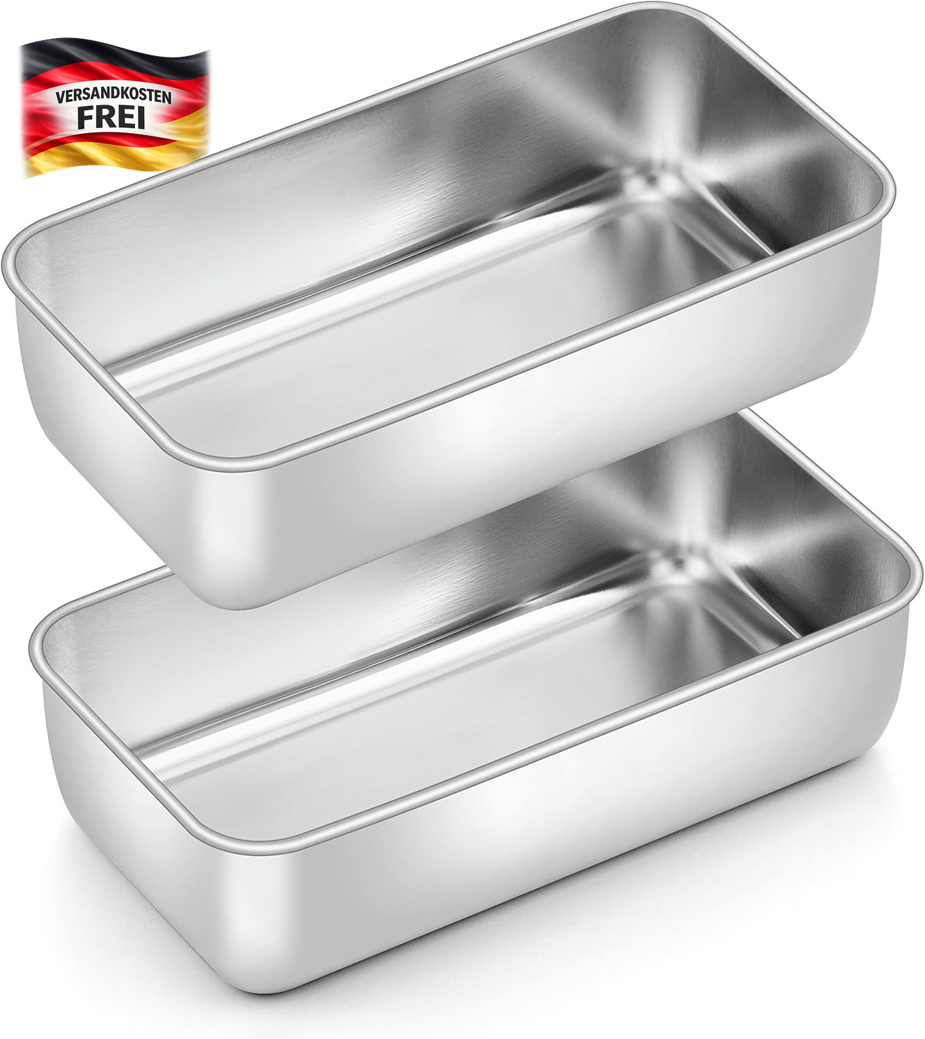 Brotbackform Edelstahl Kastenform Kuchen Brotform Königskuchenform 1 Stück