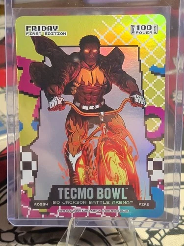 Friday Tecmo Bowl Bo Jackson Battle Arena Rad 100 Power Fire RD384 2026 Foil