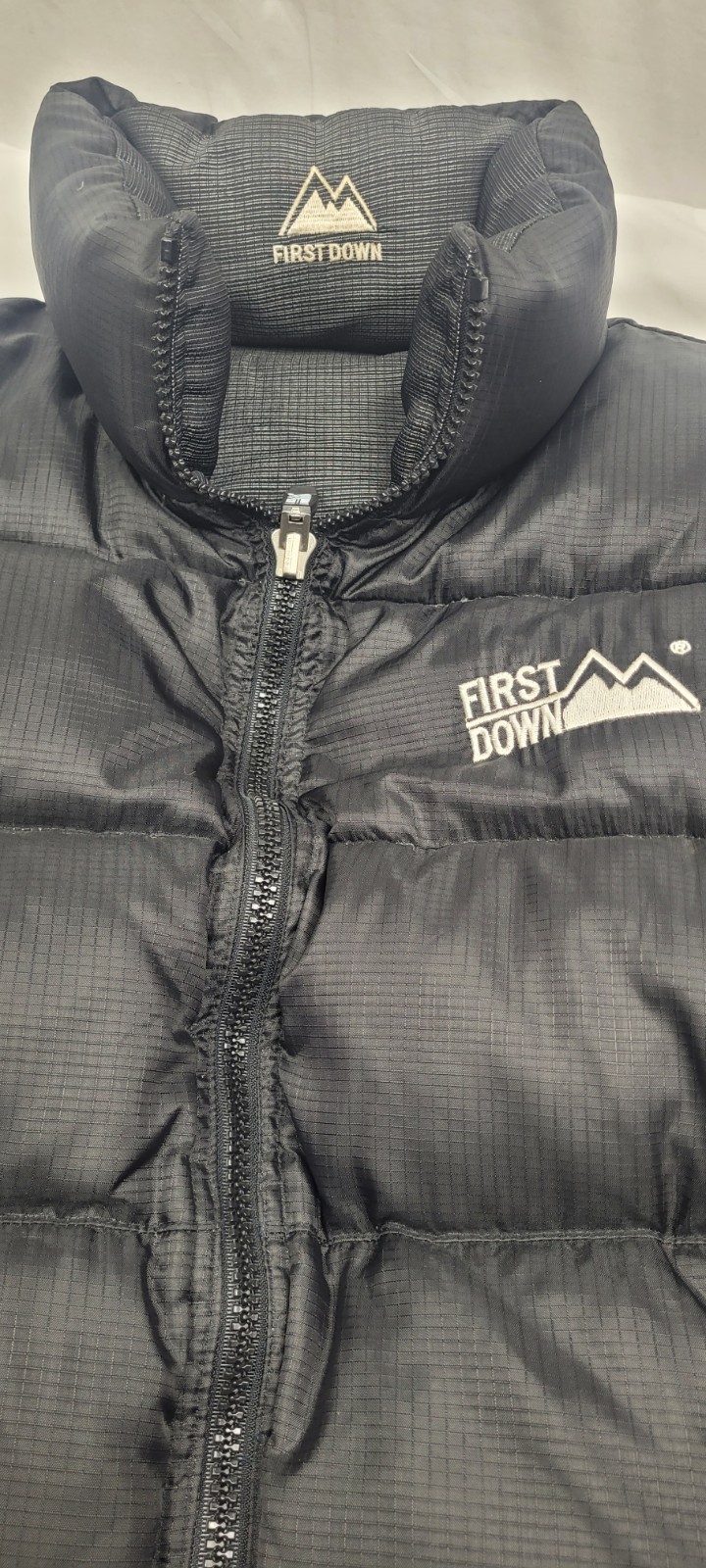 First Down Reversible Down Jacket Black Mens - image 5