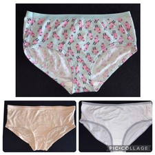 Fruit Of The Loom Girls Lot 3 Playful Llama Brief Sz 14 Underwear Bikini Panties