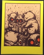 MY BROTHER WAS A HERO YELLOW VARIANT SCREEN PRINT BY JERMAINE ROGERS