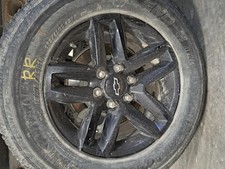 Used Wheel fits: 2021 Chevrolet Silverado 1500 pickup 18x8-1/2 10 spoke black op