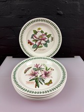 Portmeirion Botanic Garden Mixed Dinner Plates 10.5" Wide Set of 6