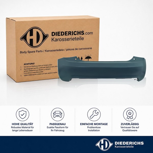 StossfÄNger Hinten Diederichs 1080055 FÜR Audi-image