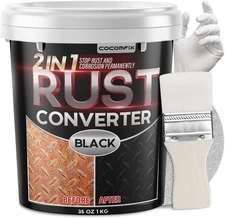 2 in 1 Ultra Rust Converter, 35 oz Car Heat-Stable Rust Conversion Paint With Lo