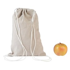 9" x 13 1/2" DIY Canvas Drawstring Bags - 12 Pc.