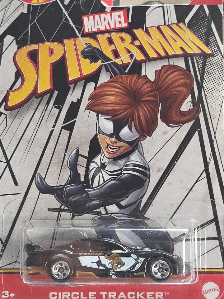 Hot Wheels HFW35-HDG76 Circle Tracker Negro Metálico - Marvel " Spiderman 3/5 Foto 2 de 3