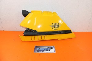 2001 HONDA ELITE 80 CH80 RIGHT SIDE YELLOW PLASTIC PANEL SIDE 83550-GV4-750ZB