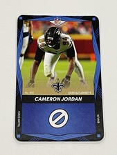 2025 UNO Elite Alt Jerseys Football Blue - Cameron Jordan - New Orleans Saints
