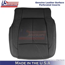 2018-2021 For Ford Expedition XLT Leather Perf Front Driver Bottom Cover Ebony