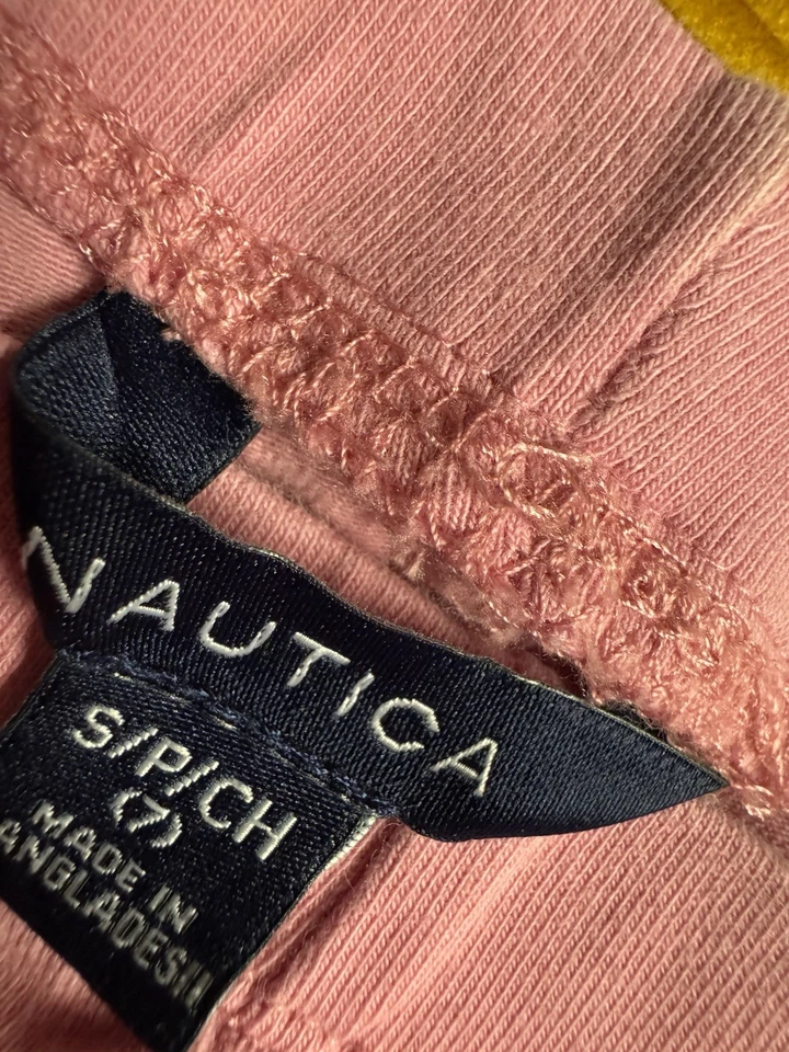 2 Pairs Girls Size 7 Nautica Shorts - Pink & Multi-color (As Pair Or Separate) - Image 3 of 4