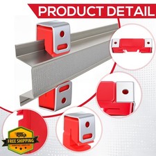 LEIFIDE Clip Isolamento Acustico Confezione da 50 Canale Rosso Insonorizzante Resiliente