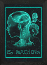 Ex Machina Framed Wall Art Poster Canvas Print Picture