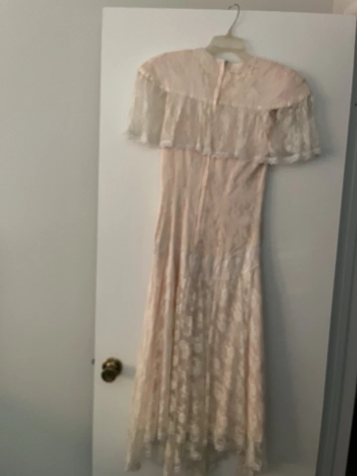 Vestido Gunne Sax 1989 de encaje vintage de Jessica McClintock Foto 2 de 3