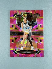 ANGEL REESE 2024 PANINI SELECT WNBA #5 RC ROOKIE PINK CRACKED ICE PRIZMS