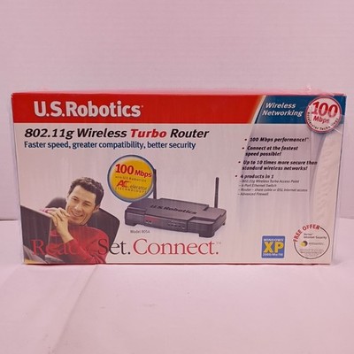 U.S.Robotics 802.11g Wireless Turbo Router 100 Mbps USR8054 New in Box