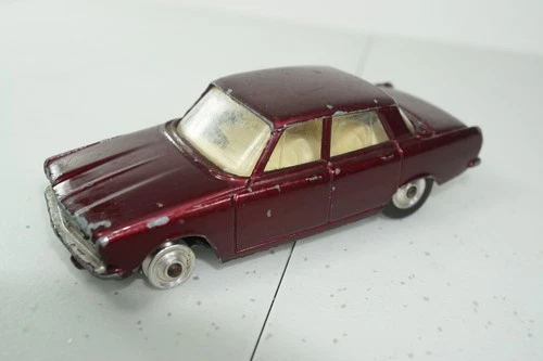 Vintage Corgi No 252 Rover 2000 Car Maroon Red 1967 needs 2 Tyres