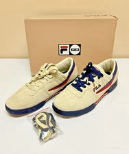 FILA Original Fitness X APT. 4B Collaboration Sneakers Size 10.5 - Cream Suede