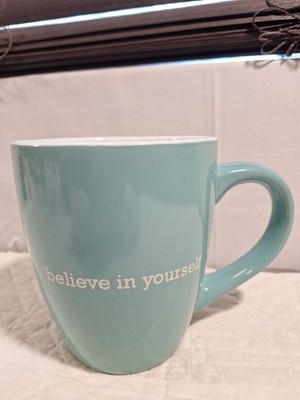 Love Your Mug Mint Green ''Believe In Yourself'' Inspirational 