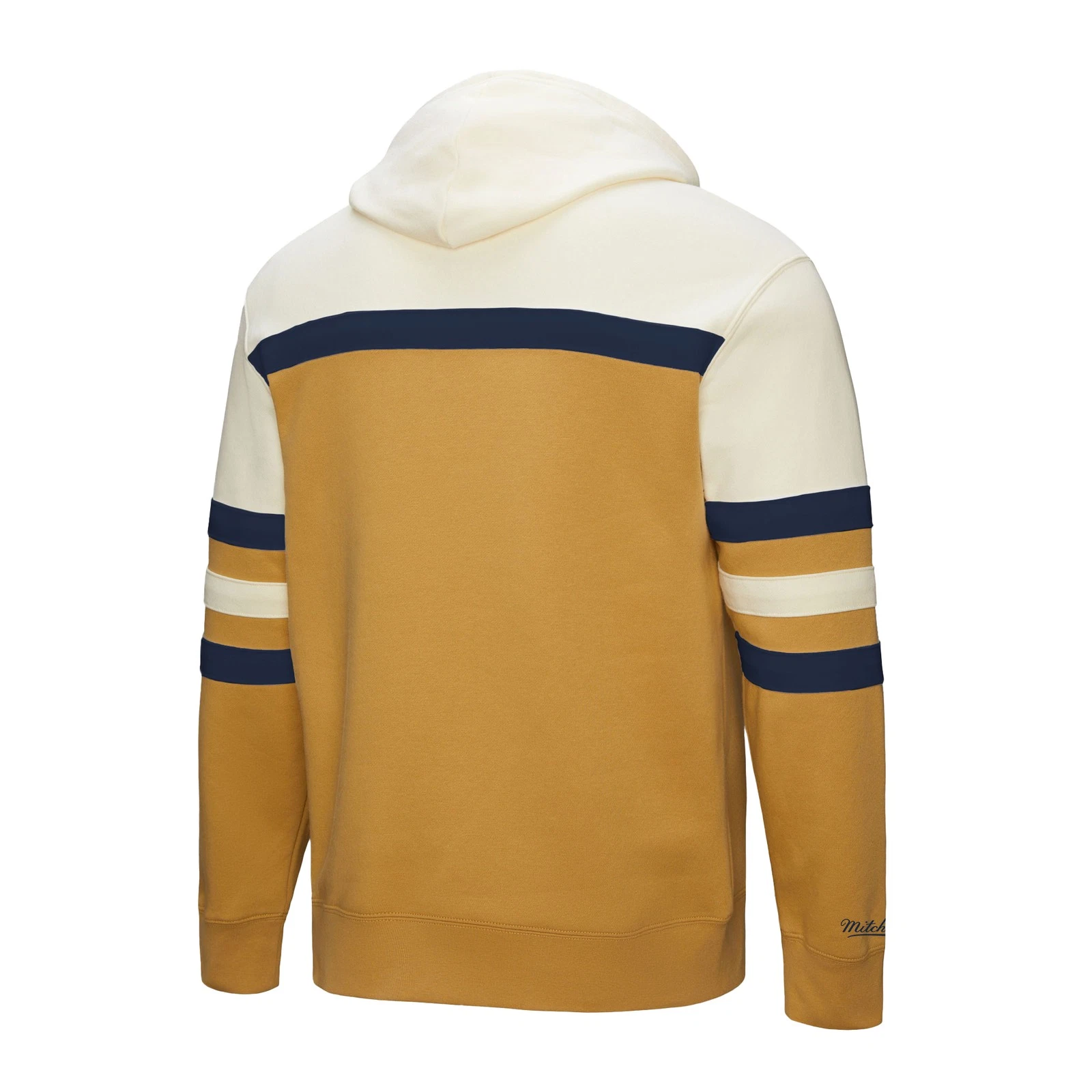 Maglione Uomo Mitchell & Ness Oro Crema Columbus Blu Giacche Head Coach