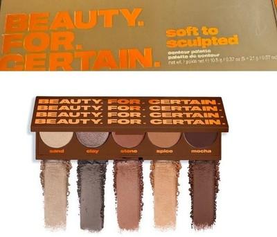 Beauty For Certain Soft to Sculpted Contour Eyeshadow Palette New in Box