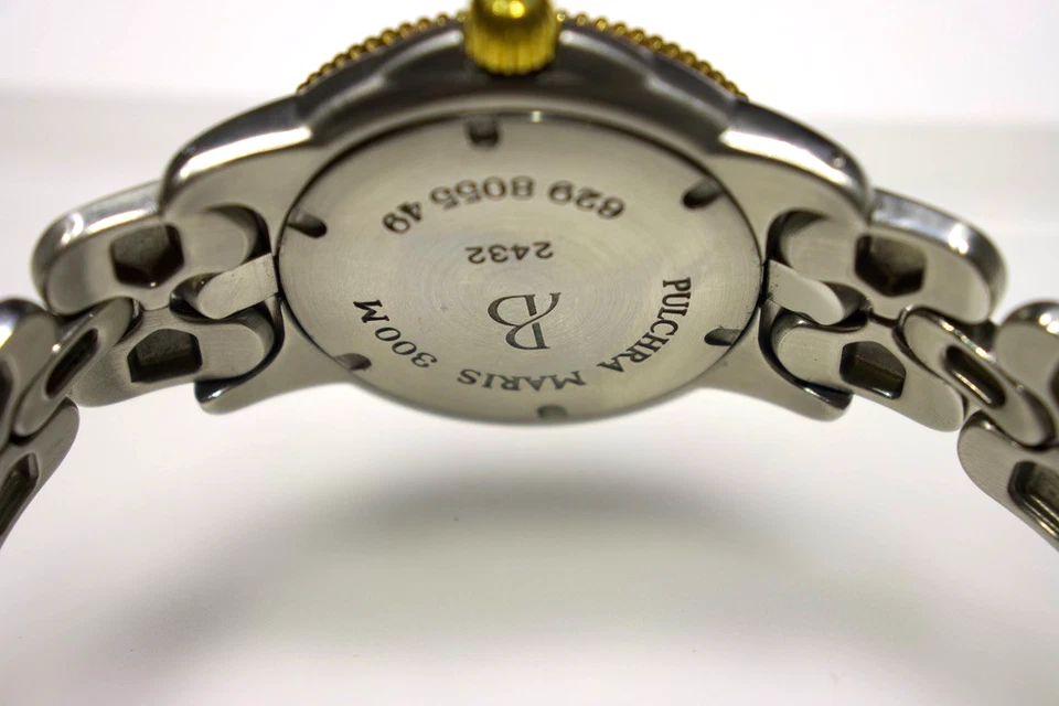 复古 Bertolucci 男式 Pulchra 黑色表盘自动模拟手表日期 — 第 3/4 张图片