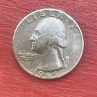 1965 Washington Quarter Mint Philadelphia - Error Filled Letter A in America — photo 1